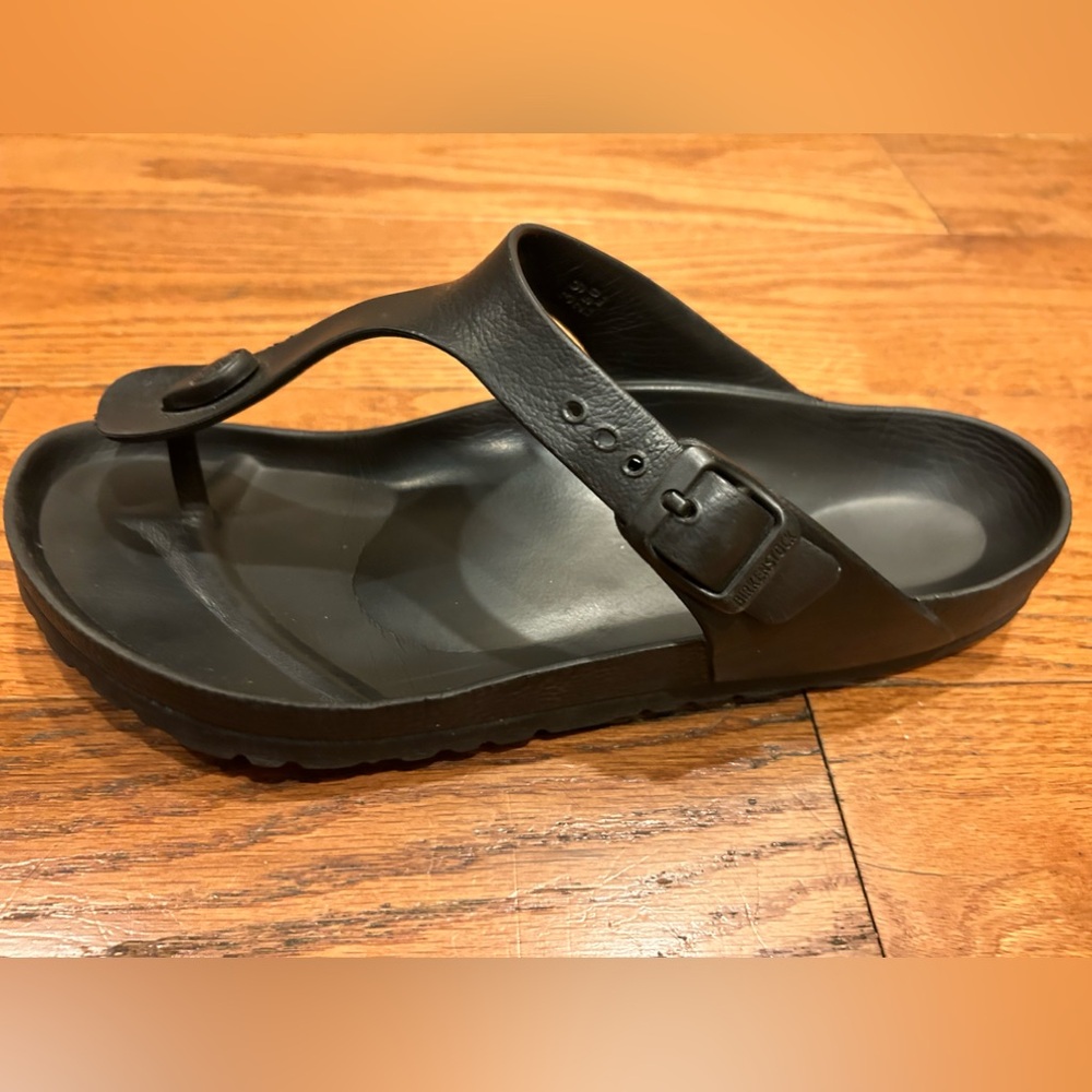 Birkenstock Gizeh Black Thong Sandals Size 39 (US 8) Women’s - Picture 5 of 7